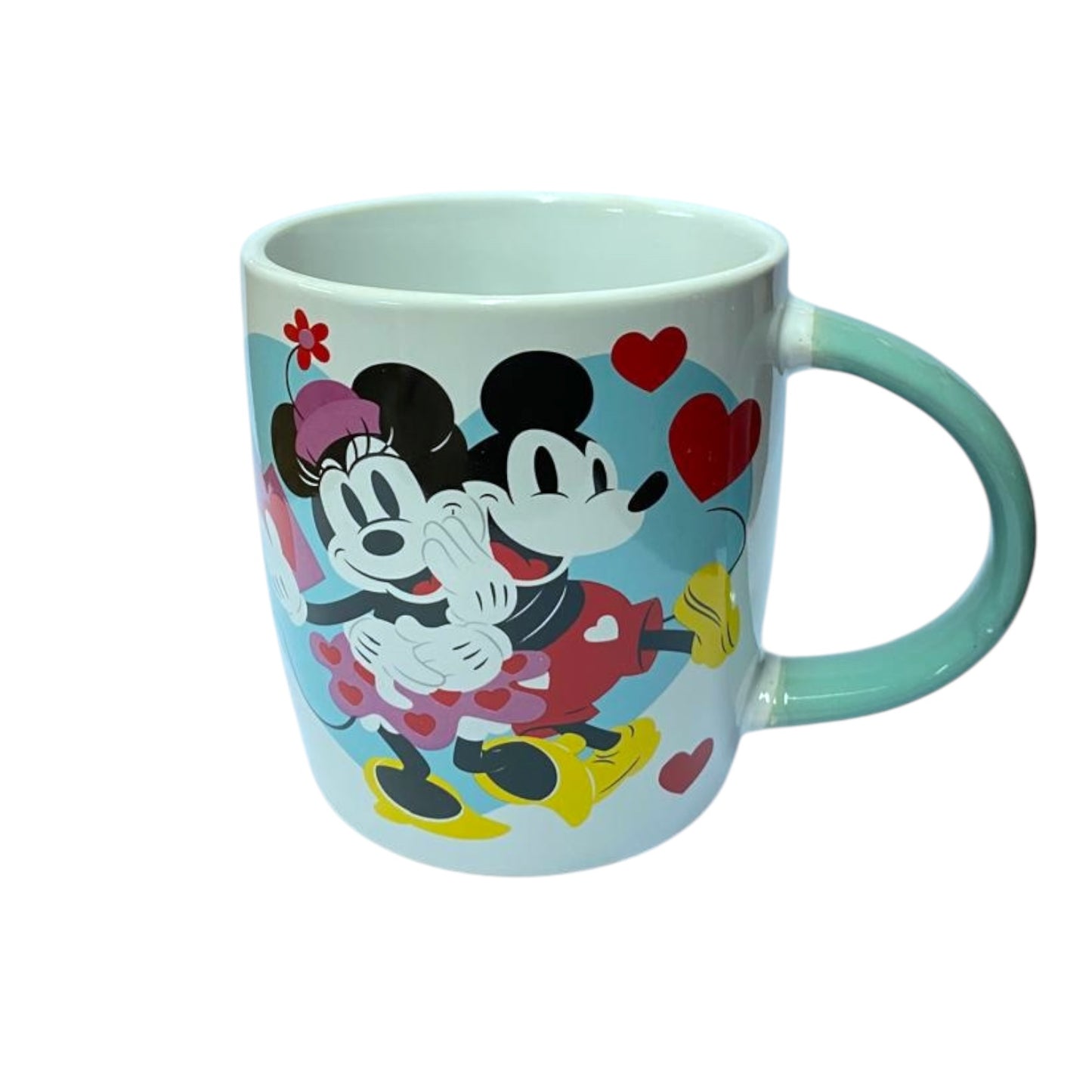 Tazon Romantico Mickey y Minnie Mouse Corazon