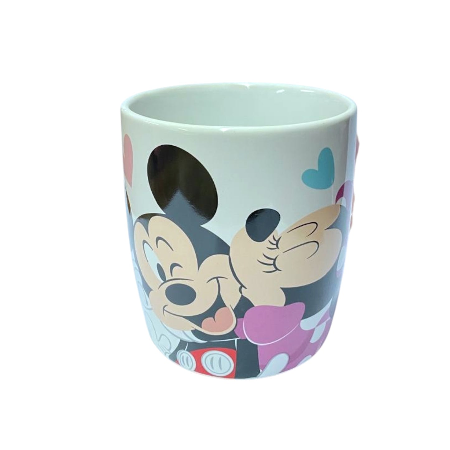 Tazon Romantico Mickey y Minnie Mouse Beso