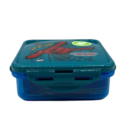 Hermetico Cuadrado 500ml Spiderman Hand