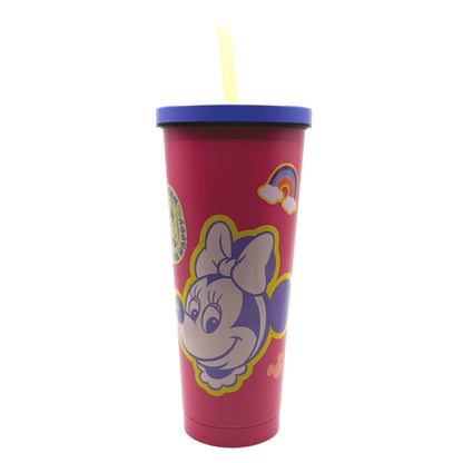 Vaso Tumbler 700ml Minnie Princesas Patch Disney