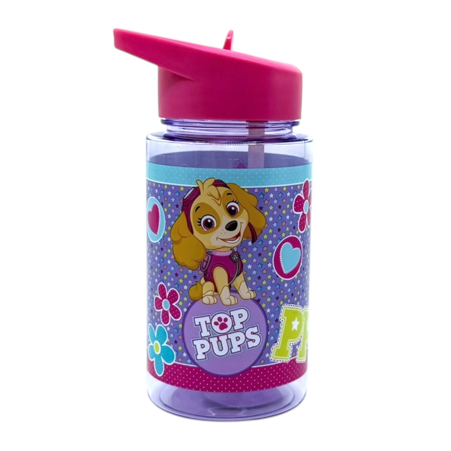 Botella Con Bombilla Paw Patrol Skye