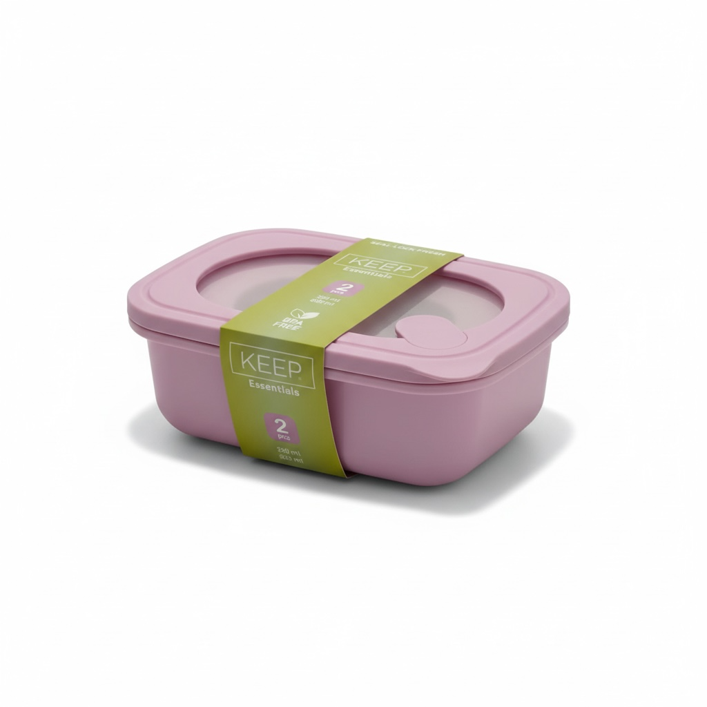 Pack Hermeticos Rectangular Essentials 850 + 380 Ml