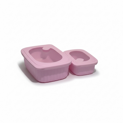 Pack Hermeticos Rectangular Essentials 850 + 380 Ml