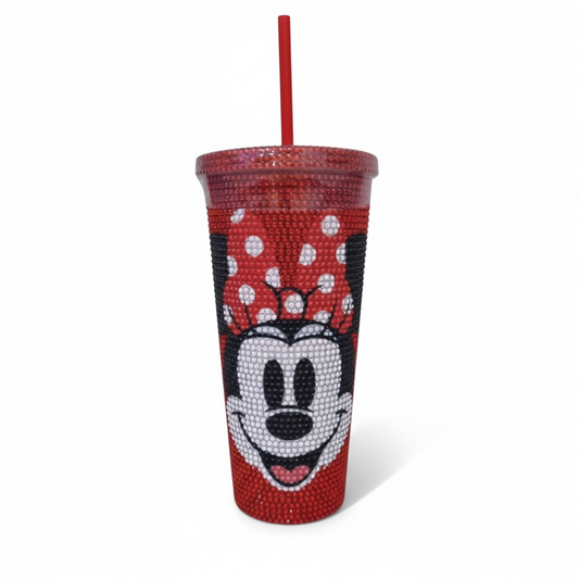 Vaso Shinny Doble Pared 650ml Minnie Mouse