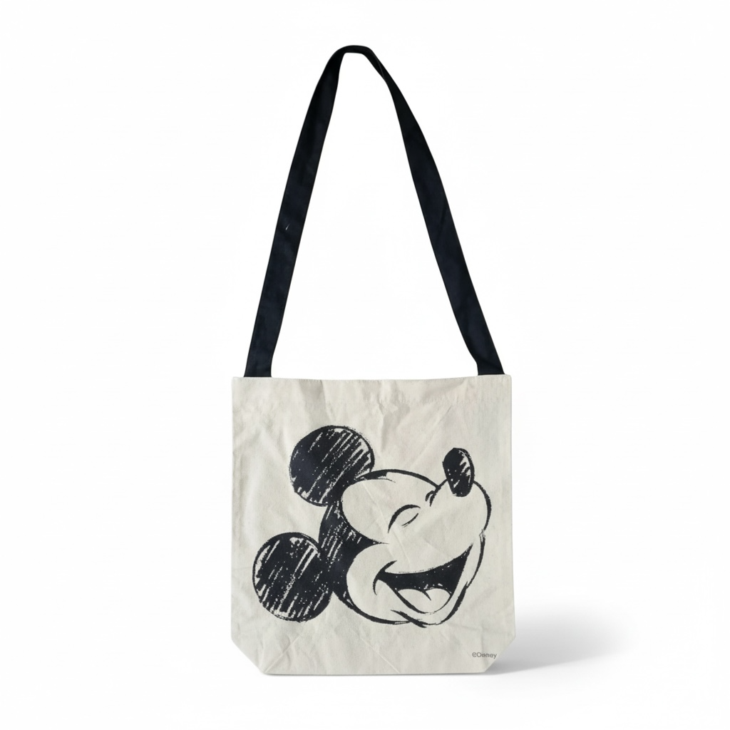 Bolsa Erre Mickey y Minnie Algodón 36x36cm Modelo 5