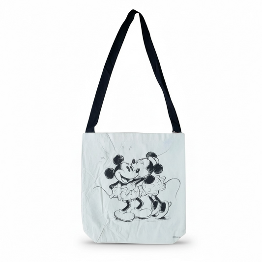 Bolsa Erre Mickey y Minnie Algodón 36x36cm Modelo 1