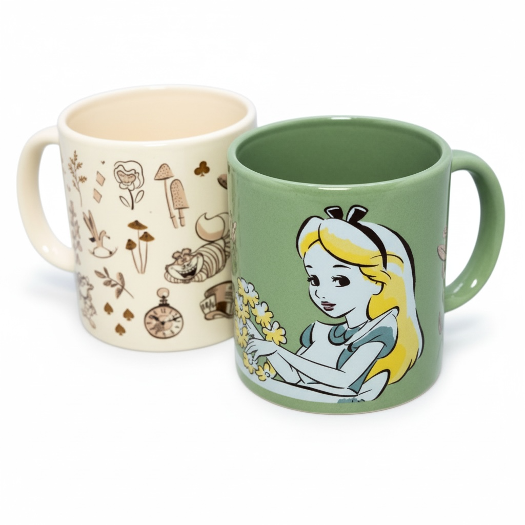 Set Duo Tazon 320ml Alicia en el Pais de las Maravillas