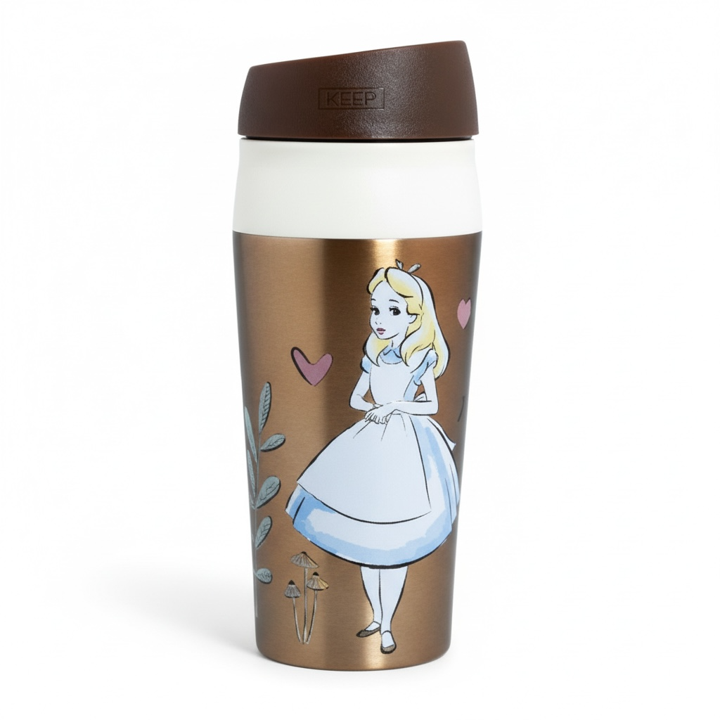 Mug Botón Alicia en el Pais de las Maravillas