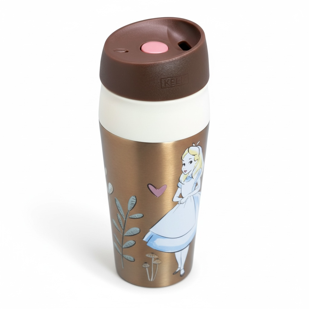 Mug Botón Alicia en el Pais de las Maravillas