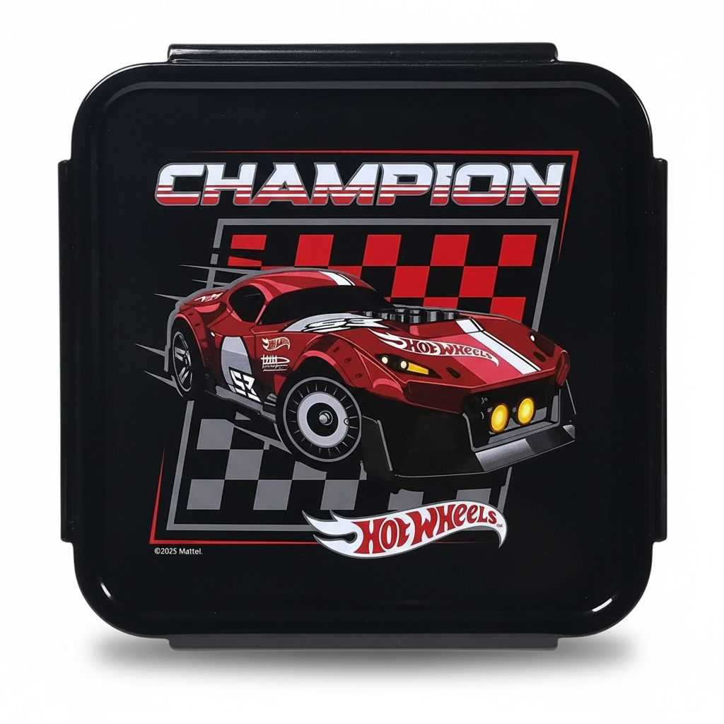 Contenedor Cuadrado Hot Wheels 750ml
