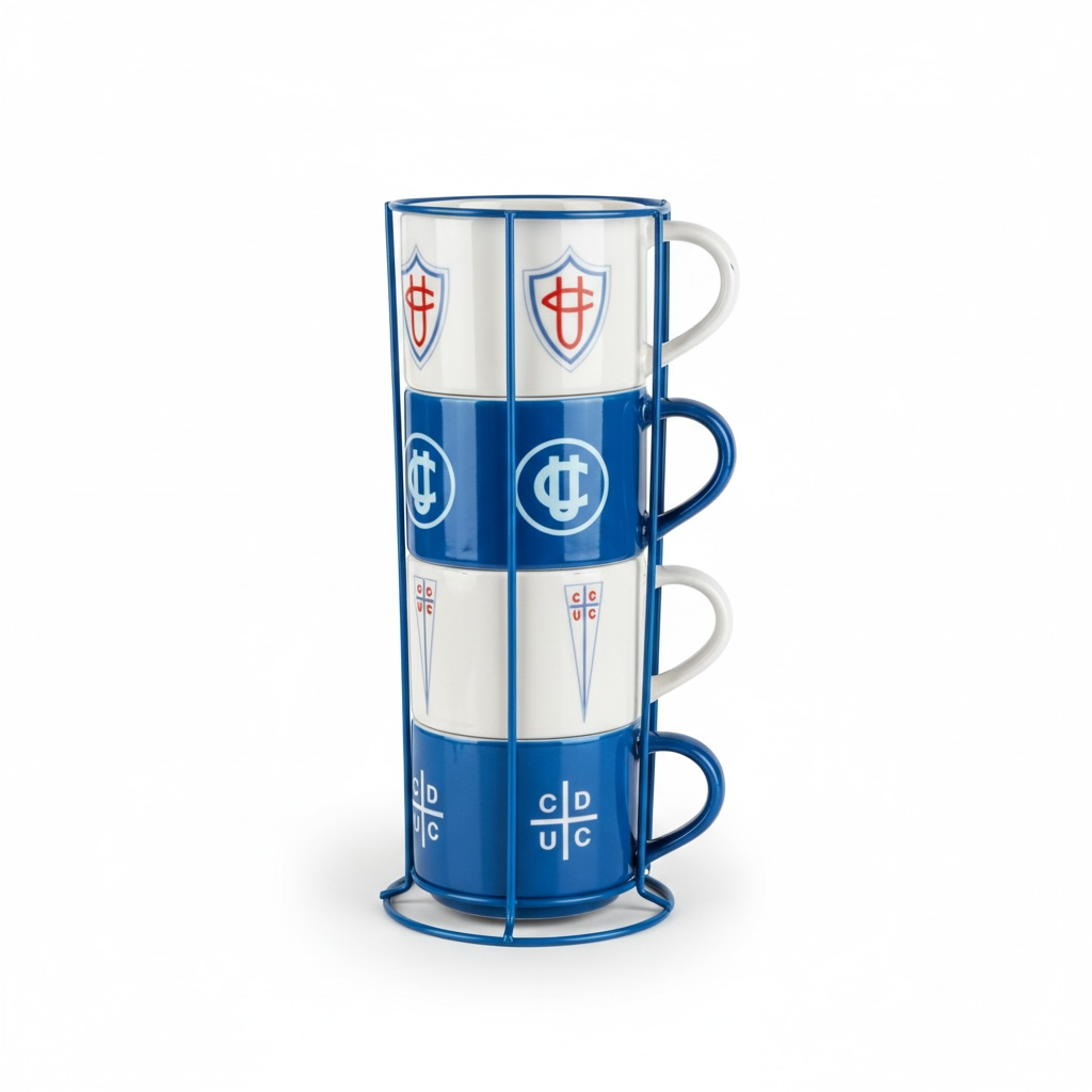 x Mayor Set Catolica 4 Tazones De Colección 400ml