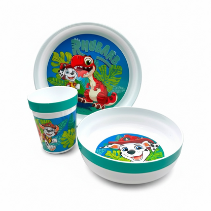 Set Vajilleria 3 Piezas Paw Patrol Boy
