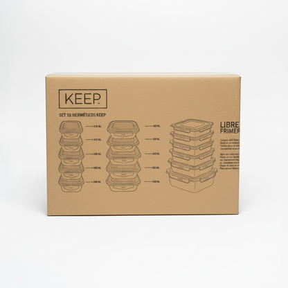 Set 10 Hermeticos - 20pcs Keep