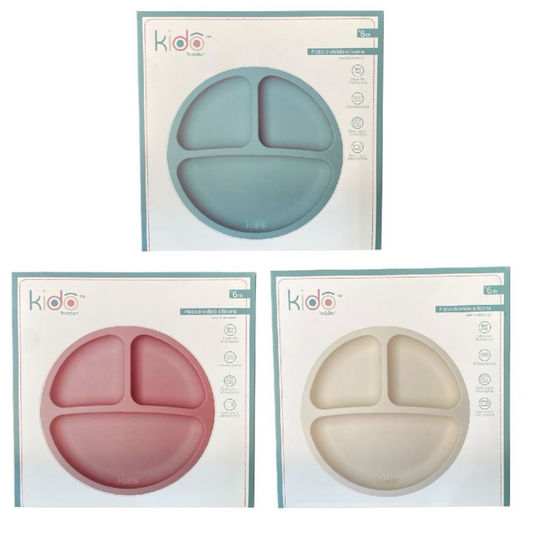 Plato  Silicona Ventosa Kido