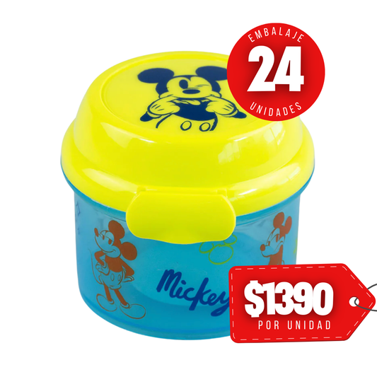 x Mayor Porta Snack 280ml Mickey Mouse Vibra