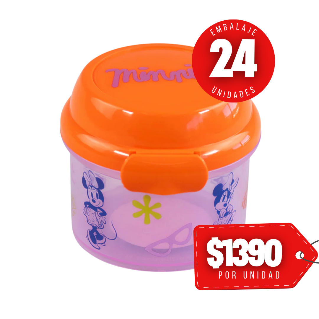 x Mayor Porta Snack 280ml Minnie Vibra