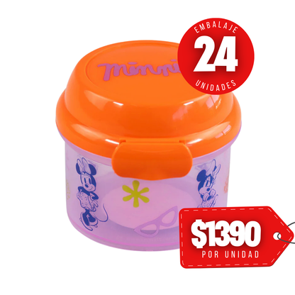 x Mayor Porta Snack 280ml Minnie Vibra