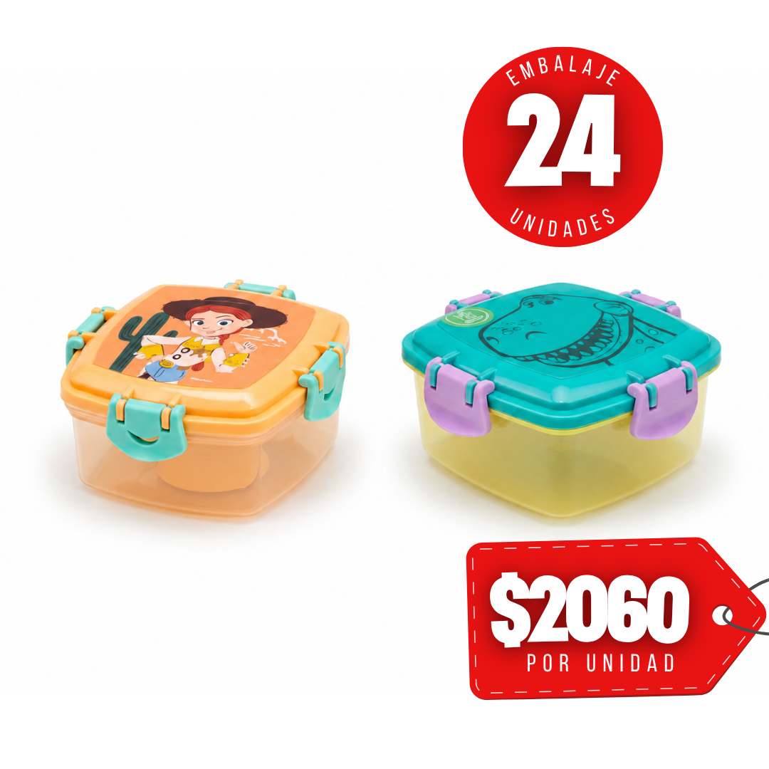 x Mayor Porta Snack Cuadrado 360ml Toy Story 5