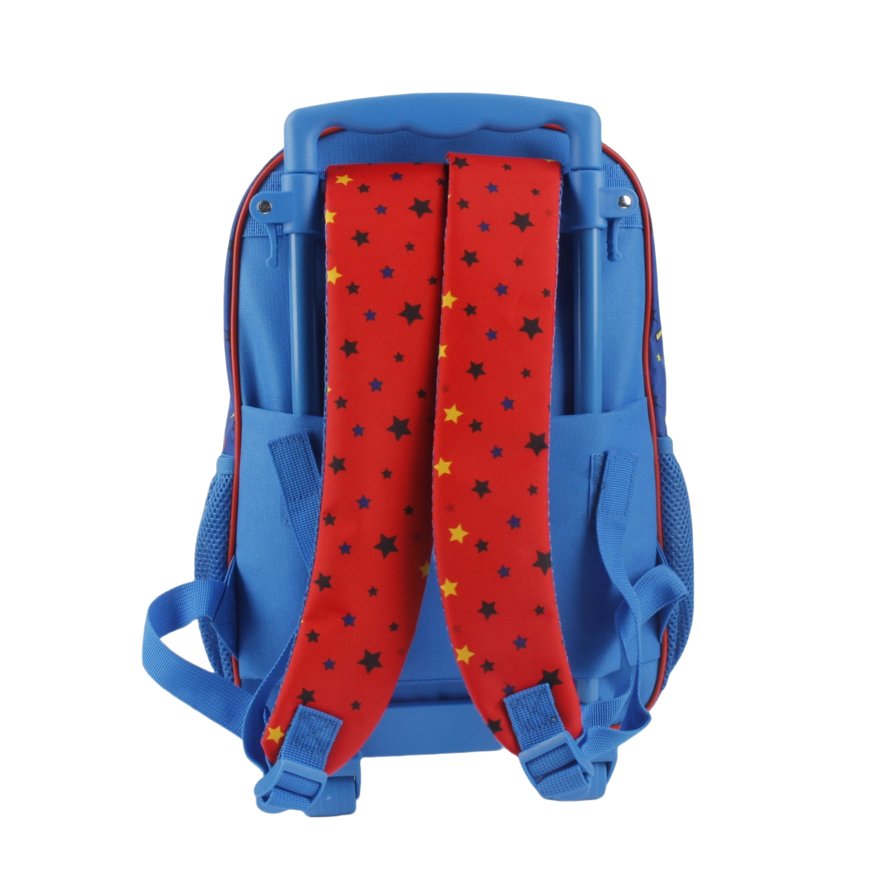 Mochila Infantil Con Ruedas 15" Spiderman Rojo