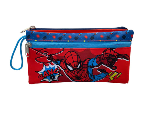 Estuche Doble Cierre Spiderman