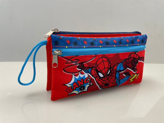 Estuche Doble Cierre Spiderman