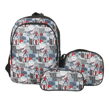 Set Juvenil 3 Piezas (Moch-Lonch-Estu) Spiderman