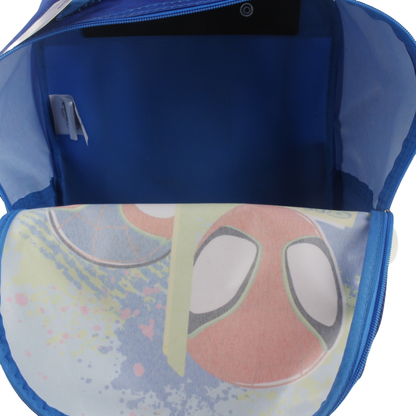 Mochila Infantil Con Ruedas 15" Spidey Azul Spiderman
