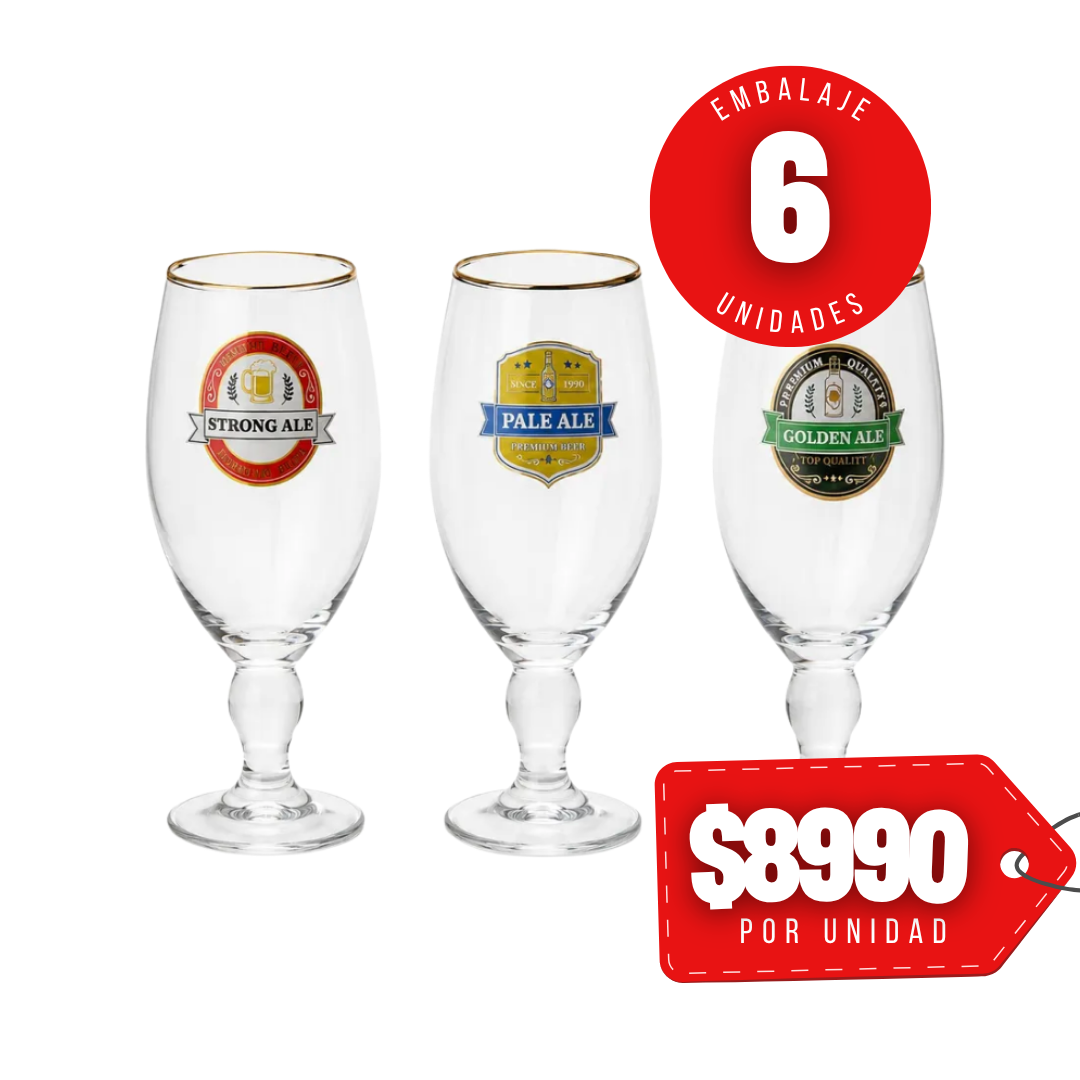 x Mayor Set 3 Copon Cervecero Glasso