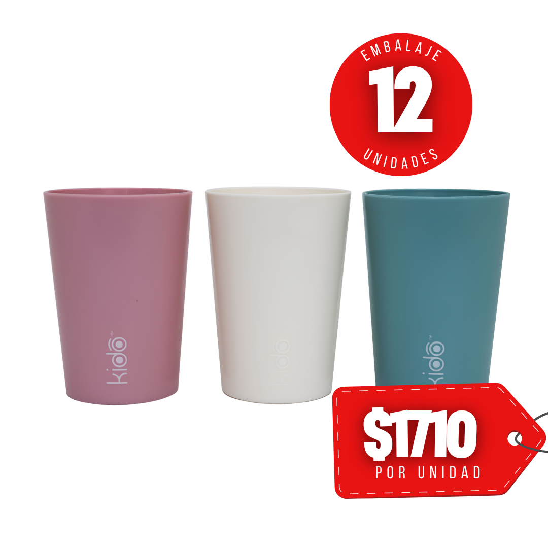 x Mayor Set 3 Vasos PP 250ml Kido
