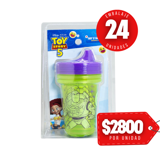 x Mayor Set 3 Vasos Reutilizables Toy Story 5