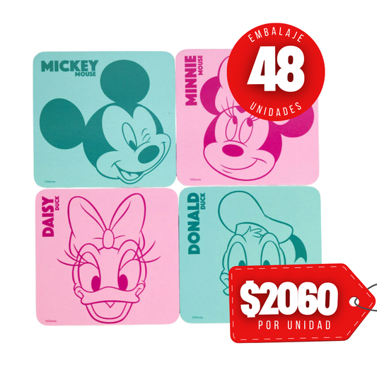 Embalaje Set 4 Posavaso Summer Disney