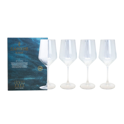 Set 4 Copas 500ML Zaphire Glasso