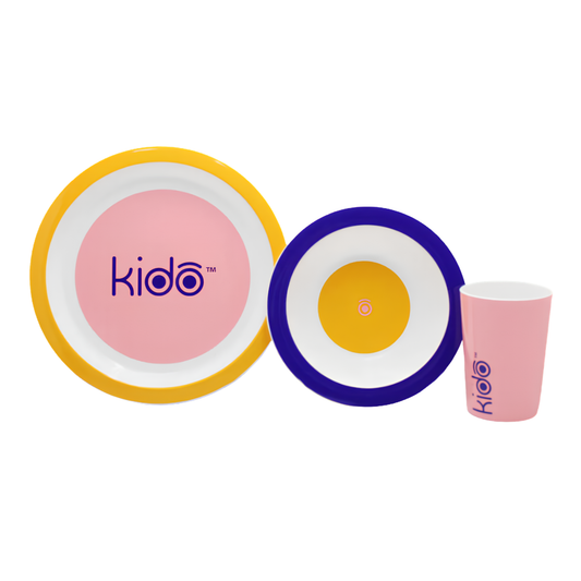 Set Desayuno 3 Pcs Kido Rosa