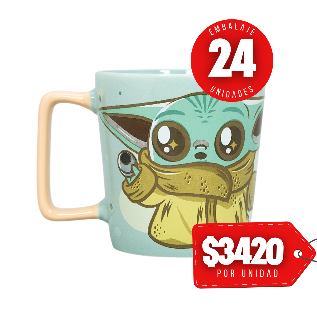 x Mayor Tazon Caja 350ml Grogu Star Wars Yoda