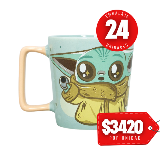 x Mayor Tazon Caja 350ml Grogu Star Wars Yoda