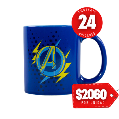 x Mayor Tazon Clasico 12oz Avengers Vibra