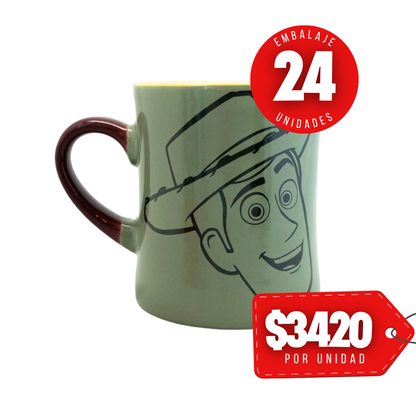 x Mayor Tazon Curvo Woody 400ml Toy Story Iconic