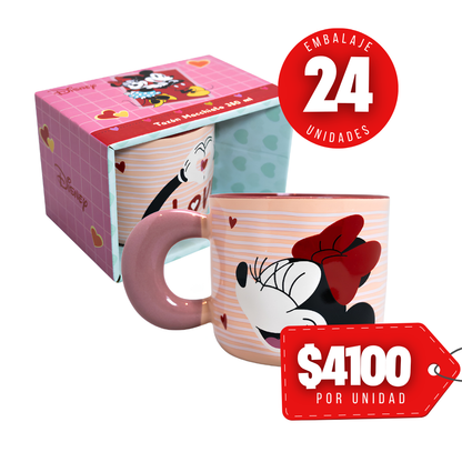 x Mayor Tazon Macchiato Mickey Kiss 380ml Disney Dia de los Enamorados Valentin
