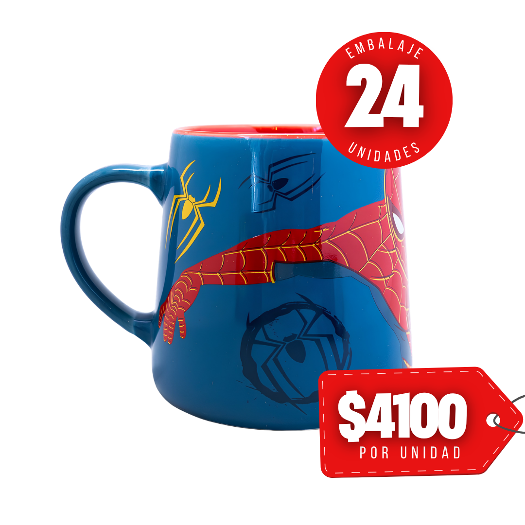 x Mayor Tazón Piramide 400ml Spiderman