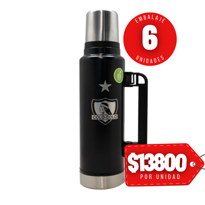 x Mayor Termo Acero 1.5lt Colo Colo
