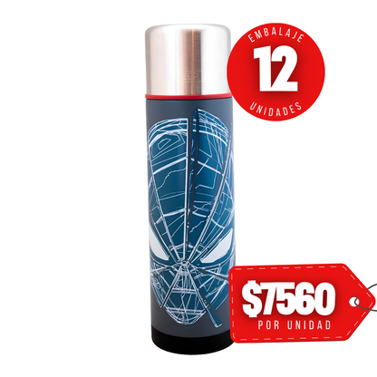 x Mayor Termo Bala 500ml Spiderman