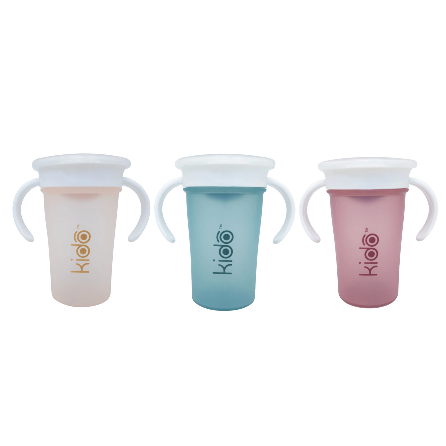 Vaso Antiderrame 280ml con Asas Kido