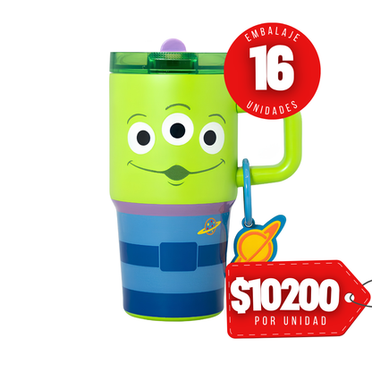 x Mayor Vaso Marcianos Mug 20oz Vaccum Toy Story Iconic 560ml