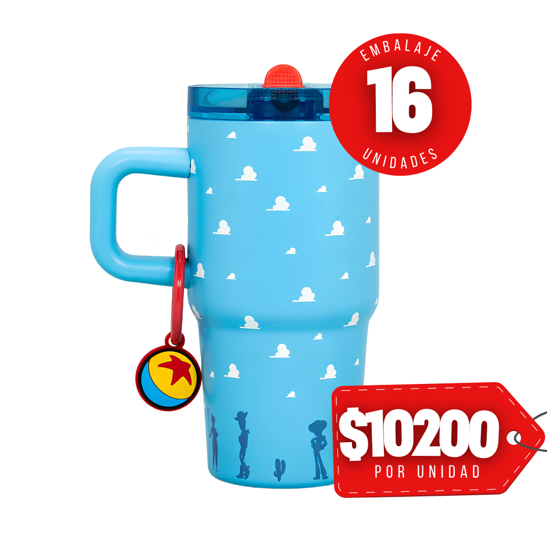 x Mayor Vaso Pixar Mug 20oz Vaccum Toy Story Iconic 560ml