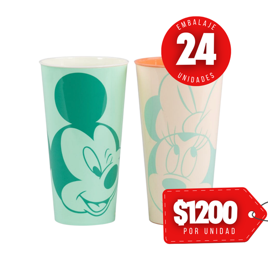 Embalaje Vaso Pp Alto Summer Disney