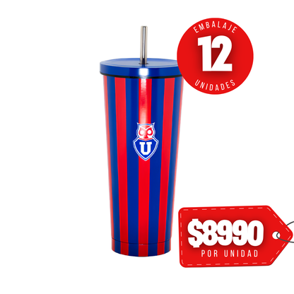 x Mayor Vaso Tumbler 700 Ml Edic Especial U De Chile
