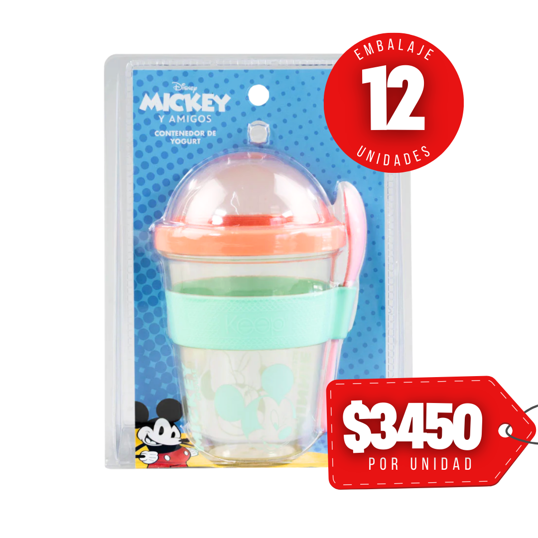 Embalaje Vaso Yoghurt Summer Disney