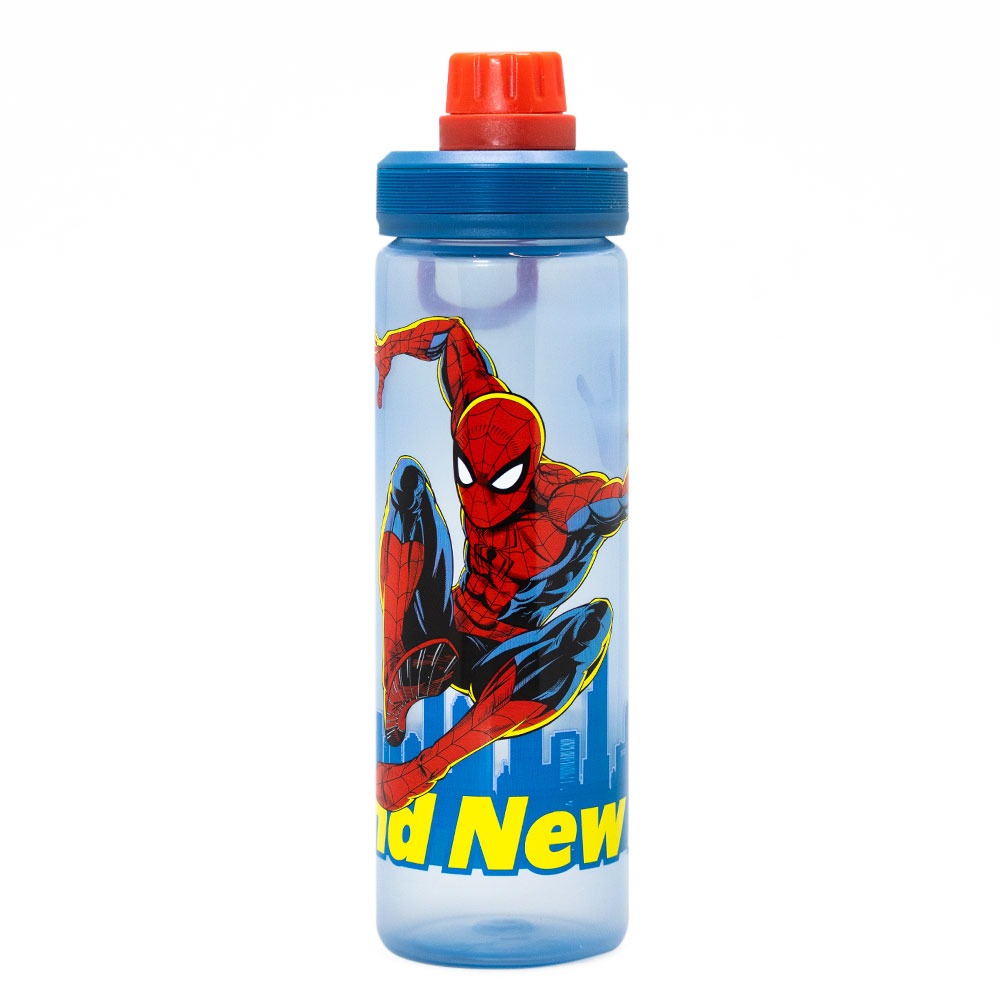 Botella Tapa Rosca 600ml Spiderman