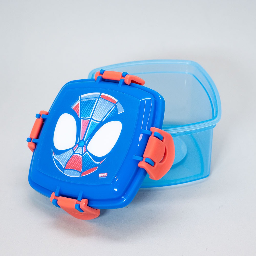 x Mayor Porta Snack Cuadrado Spiderman