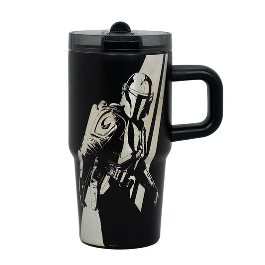 Mug Termico 20 Oz Black Star Wars Mandalorian